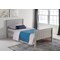 Alaterre Furniture Harmony Twin Wood Platform Bed, Dove Gray AJHO1080 - alternate 2
